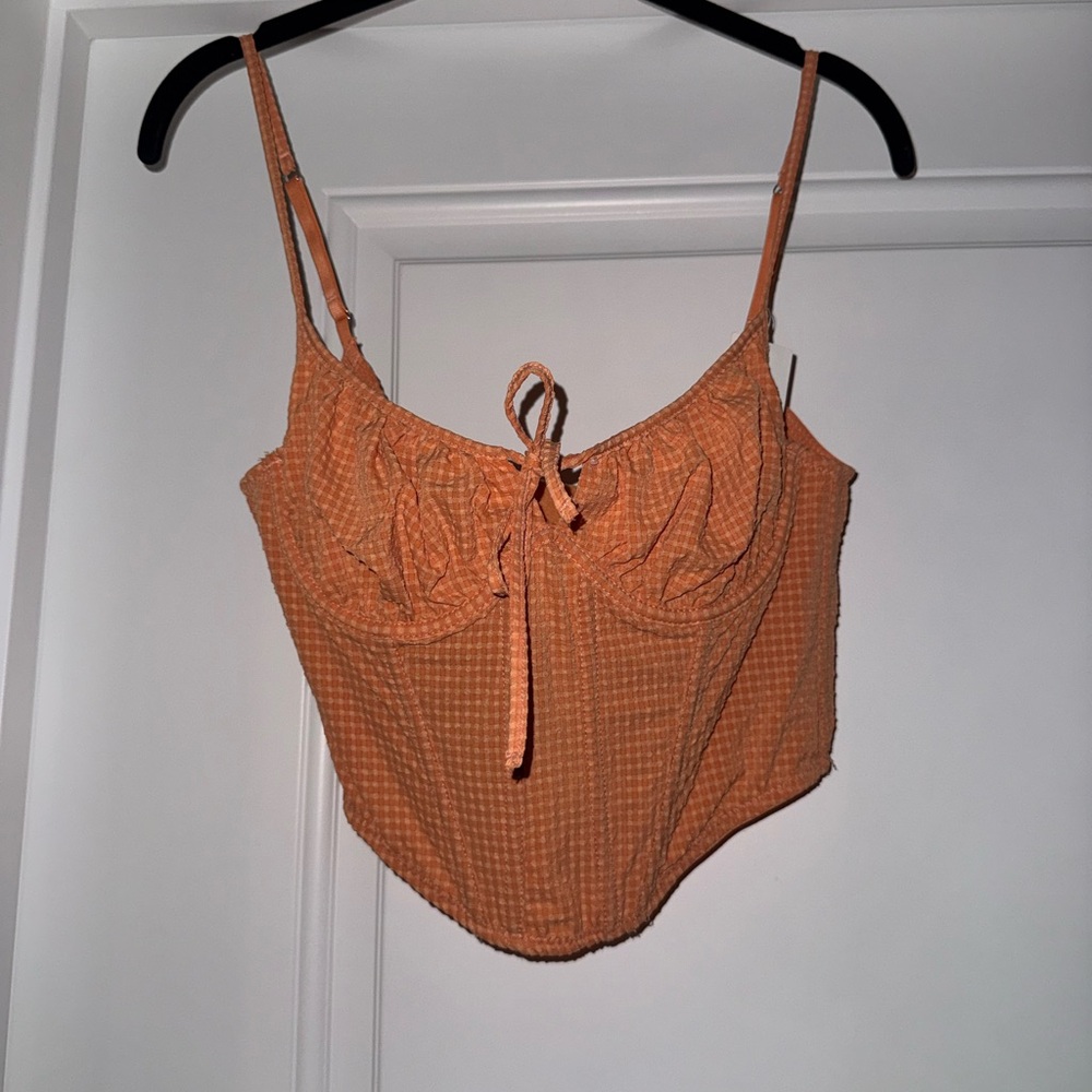 Clementine checkered Women's corset